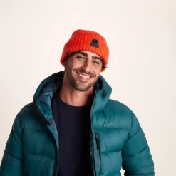 Burke Knit Hat - Fiery Orange