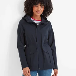 Burradon Womens Waterproof Jacket - Dark Indigo
