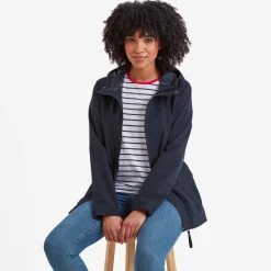 Burradon Womens Waterproof Jacket - Dark Indigo