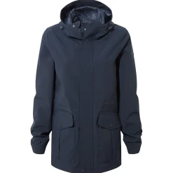 Burradon Womens Waterproof Jacket - Dark Indigo