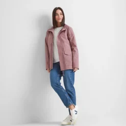 Burradon Womens Waterproof Jacket - Mauve