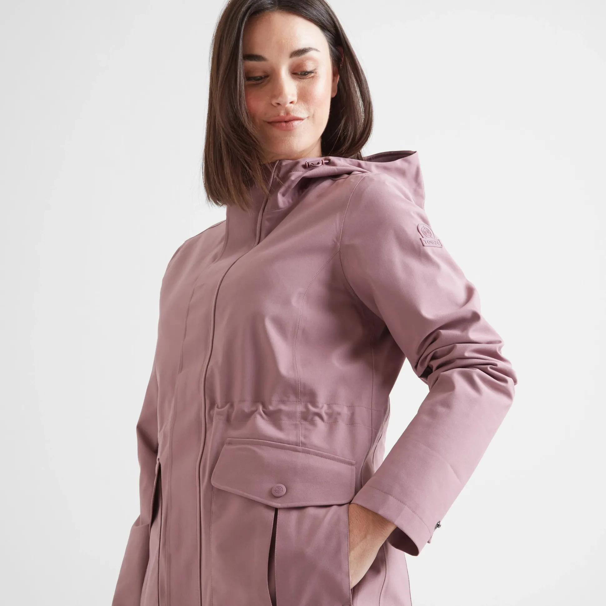Burradon Womens Waterproof Jacket - Mauve