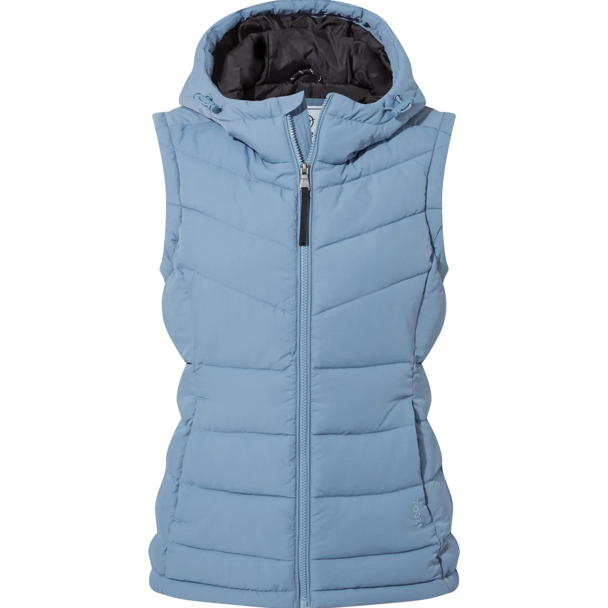 Calvo Womens Padded Gilet - Misty Blue