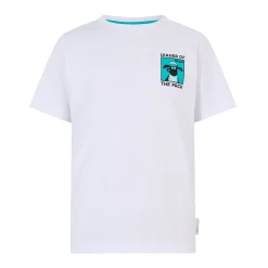 Cameroon Kids Shaun the Sheep T-Shirt - Optic White/Spearmint Green
