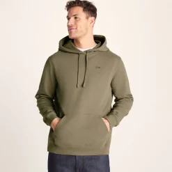 Carlton Mens Oversized Heavyweight 100% Cotton Hoody - Mushroom