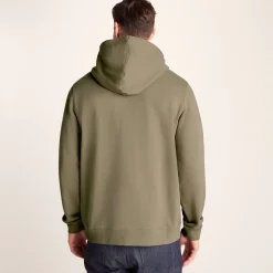 Carlton Mens Oversized Heavyweight 100% Cotton Hoody - Mushroom