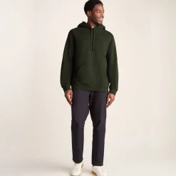 Carlton Mens Oversized Heavyweight 100% Cotton Hoody - Dark Olive Green