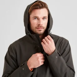 Cason Mens Waterproof Jacket - Washed Black