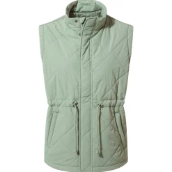 Cassly Womens Insulated Gilet - Pistachio