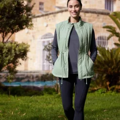 Cassly Womens Insulated Gilet - Pistachio