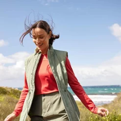 Cassly Womens Insulated Gilet - Pistachio