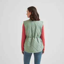 Cassly Womens Insulated Gilet - Pistachio