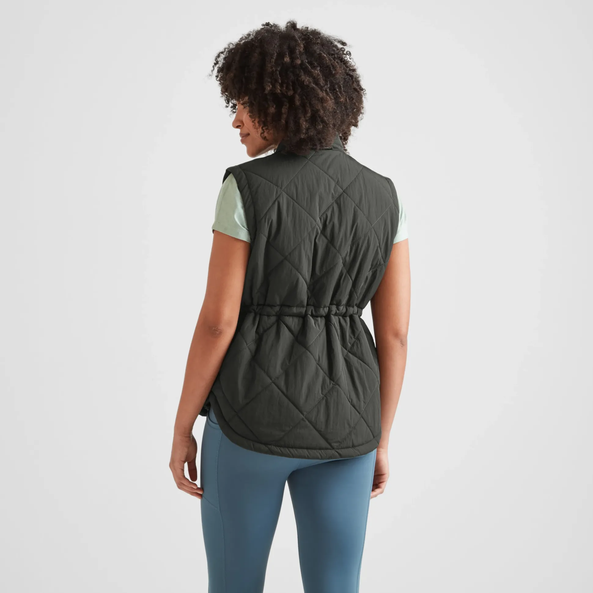 Cassly Womens Insulated Gilet - Washed Black