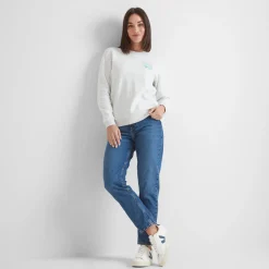 Castle Womens Supersoft Sweatshirt - Ice Grey Marl