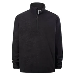 Charlton Mens Printed Midweight Microfleece Half Zip - Terrain Print