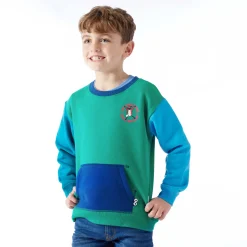 Cheviot Kids Shaun the Sheep Sweat - Jungle Green