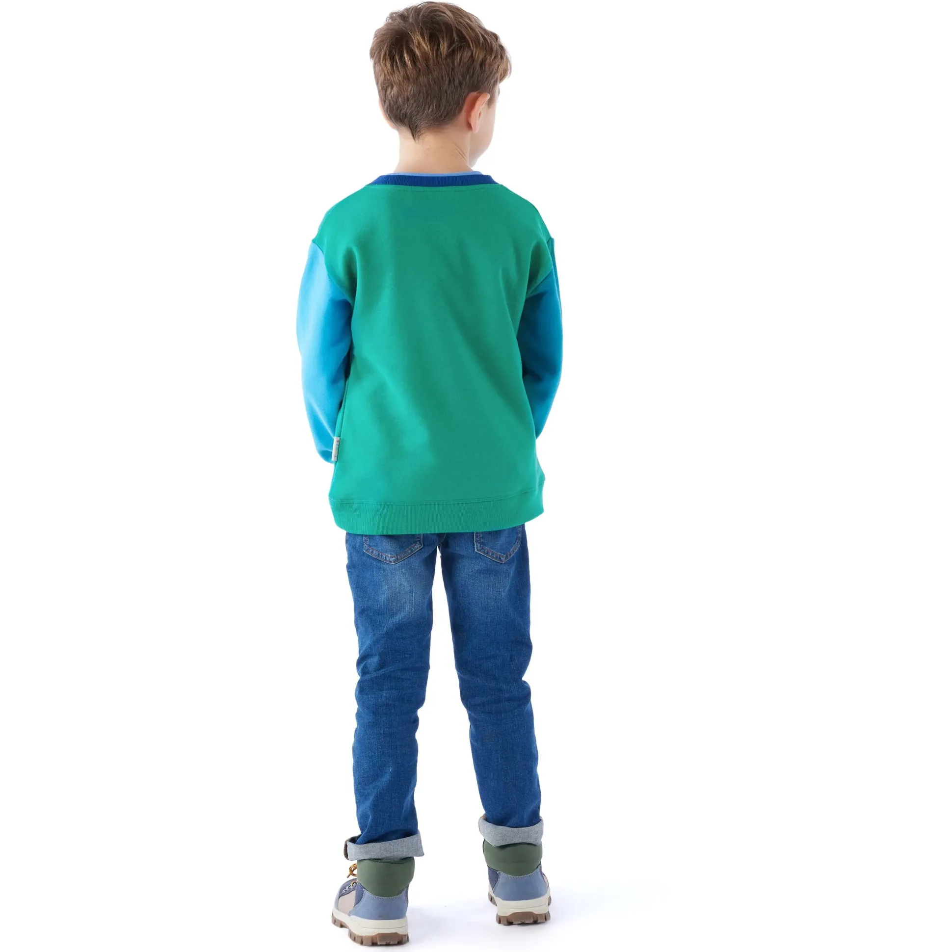 Cheviot Kids Shaun the Sheep Sweat - Jungle Green