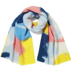 Chrissy Woven Scarf - Multi Col Print