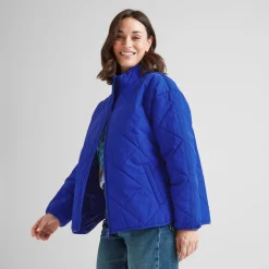 Cirnan Womens Shower Resistant Insulated Packaway Jacket - Ultra Marine