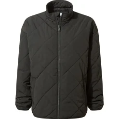 Cirnan Womens Shower Resistant Insulated Packaway Jacket - Washed Black