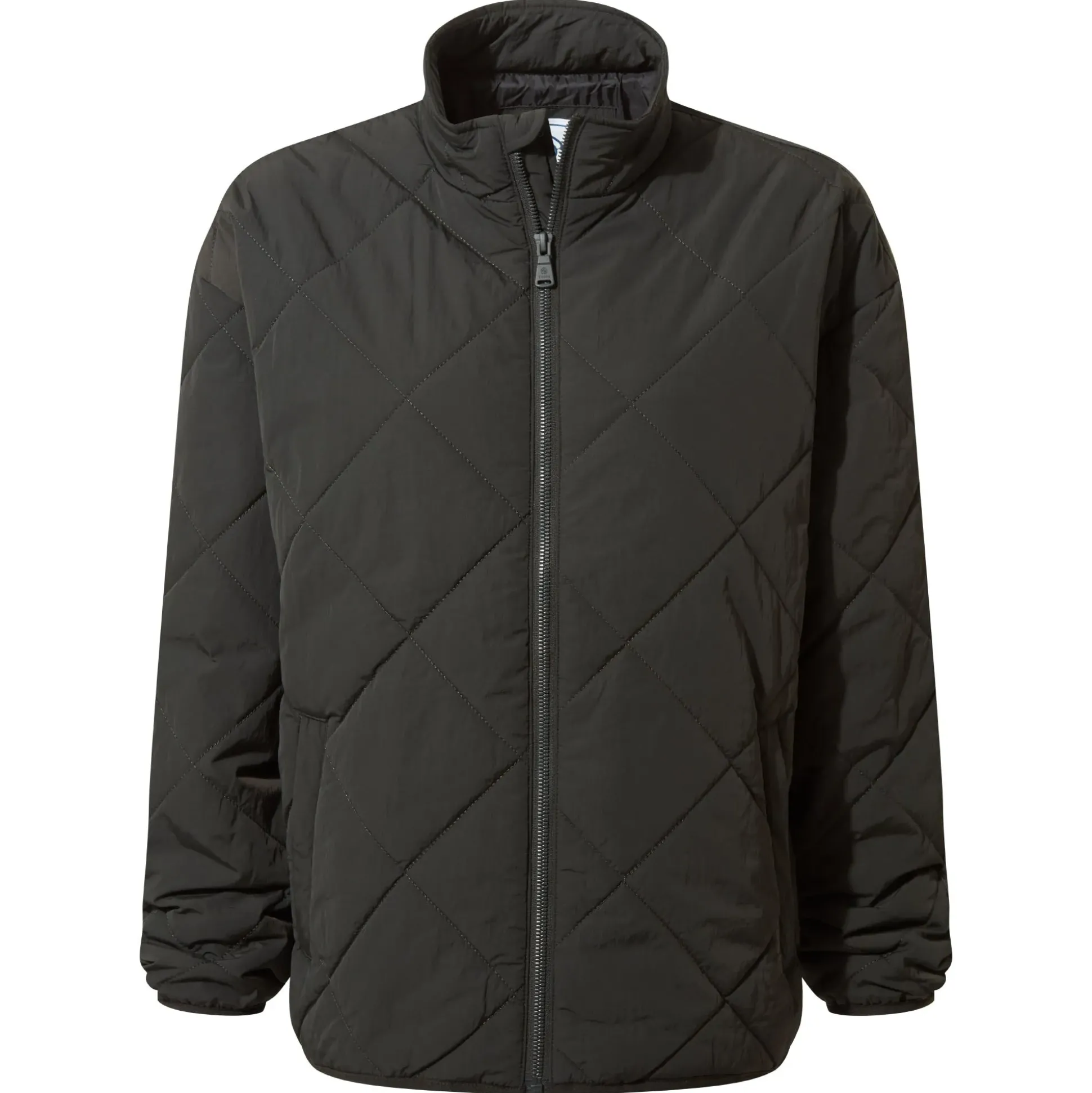 Cirnan Womens Shower Resistant Insulated Packaway Jacket - Washed Black