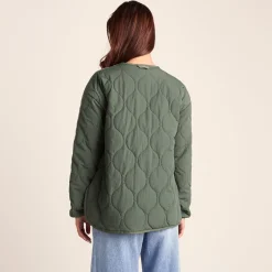 Cleadon Womens Relaxed Fit Shower Resistant Lightweight Insulated Jacket - Pale Khaki