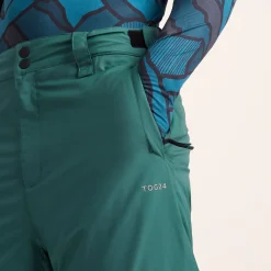 Clusaz Mens Waterproof Insulated Salopettes - Dark Turquoise