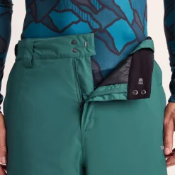 Clusaz Mens Waterproof Insulated Salopettes - Dark Turquoise