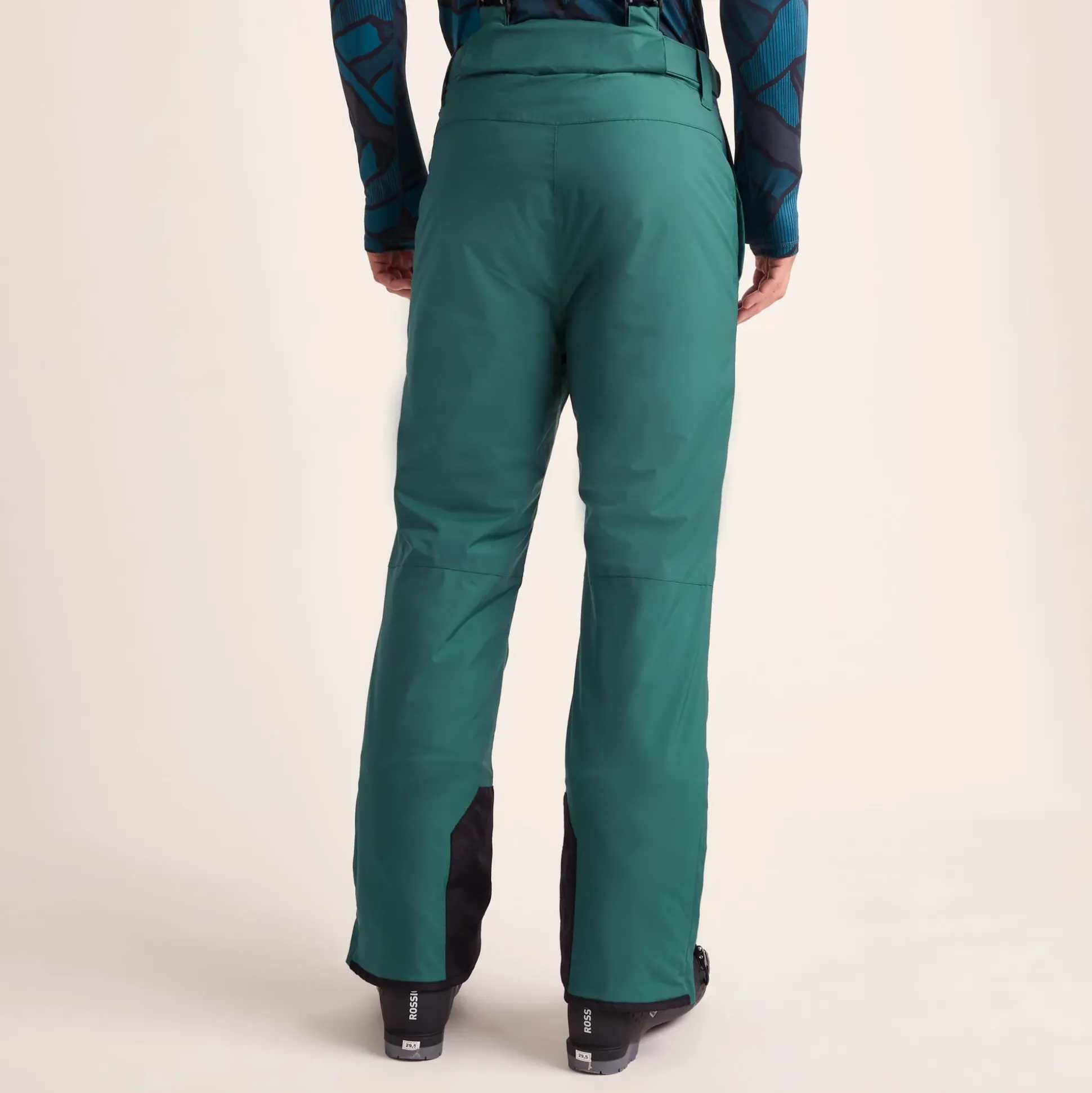 Clusaz Mens Waterproof Insulated Salopettes - Dark Turquoise
