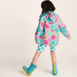 Cohampshire Kids Shaun the Sheep Waterproof Jacket - Pink Cloud Print