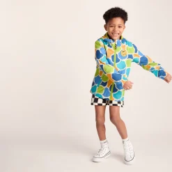 Cohampshire Kids Shaun the Sheep Waterproof Jacket - Lime Cloud Print