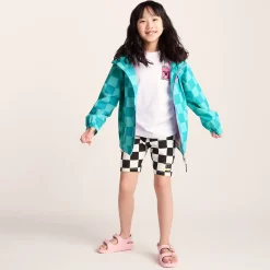 Cohampshire Kids Shaun the Sheep Waterproof Jacket - Spearmint/Bubblegum Checkerboard