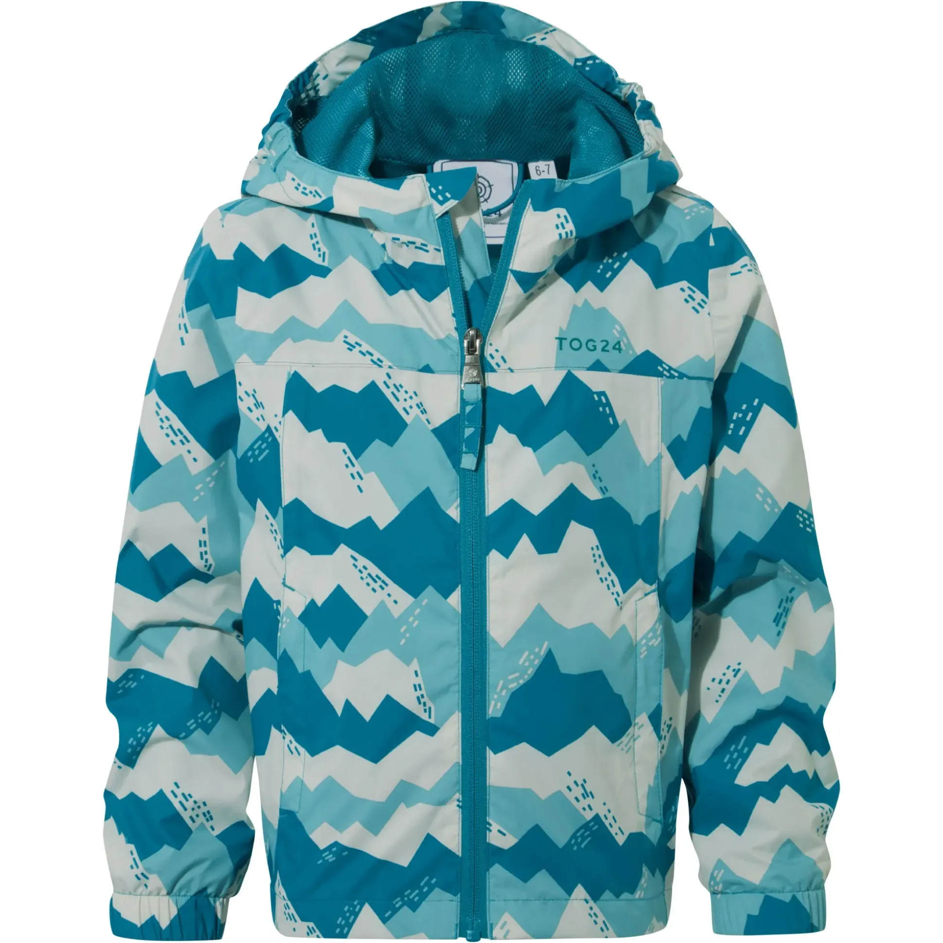 Copley Kids Waterproof Jacket - Mosaic Blue Mountain Print