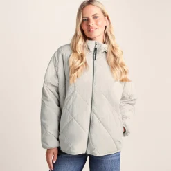 Corlae Womens Oversized Shower Resistant Insulated Jacket - Warm Cloud