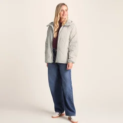 Corlae Womens Oversized Shower Resistant Insulated Jacket - Warm Cloud