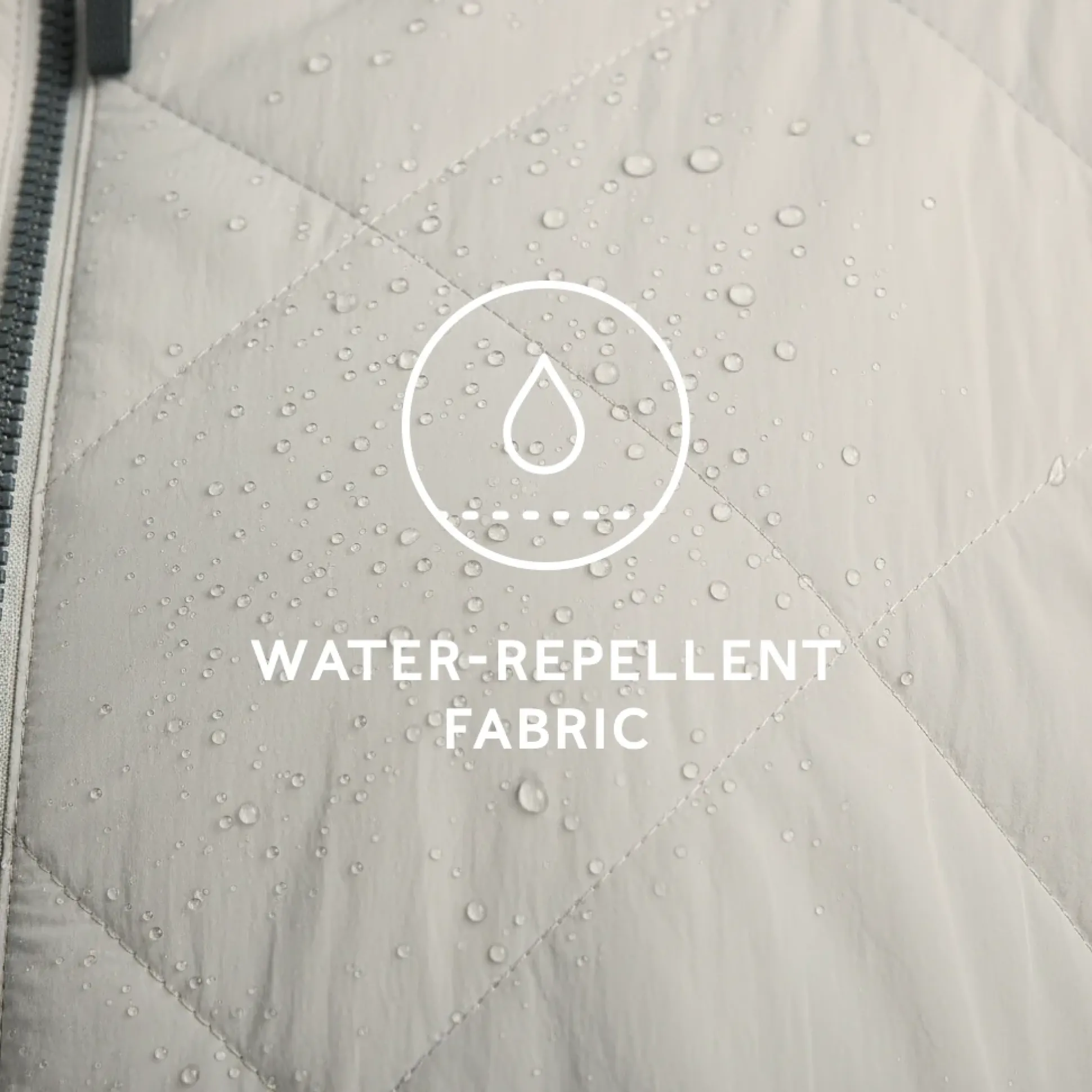 Corlae Womens Oversized Shower Resistant Insulated Jacket - Warm Cloud