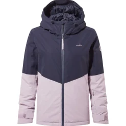 Corvara Womens Waterproof Insulated Ski Jacket - Oxford Blue/Lavender Grey