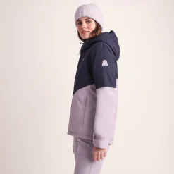 Corvara Womens Waterproof Insulated Ski Jacket - Oxford Blue/Lavender Grey
