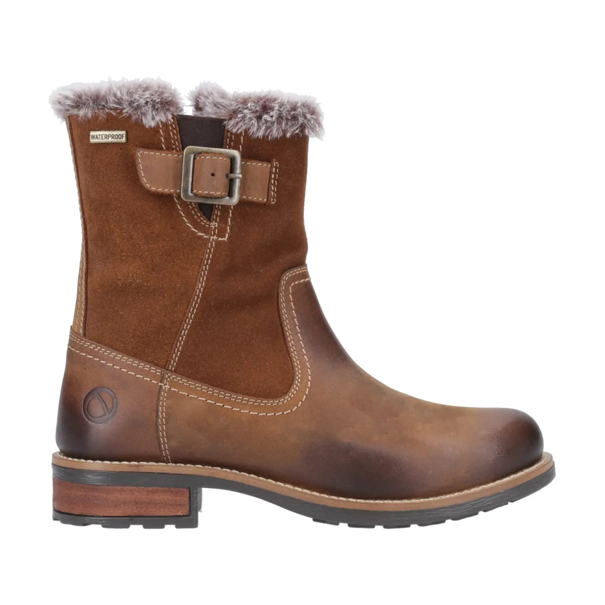 Cotswold Kemerton Womens Ankle Boots - Tan