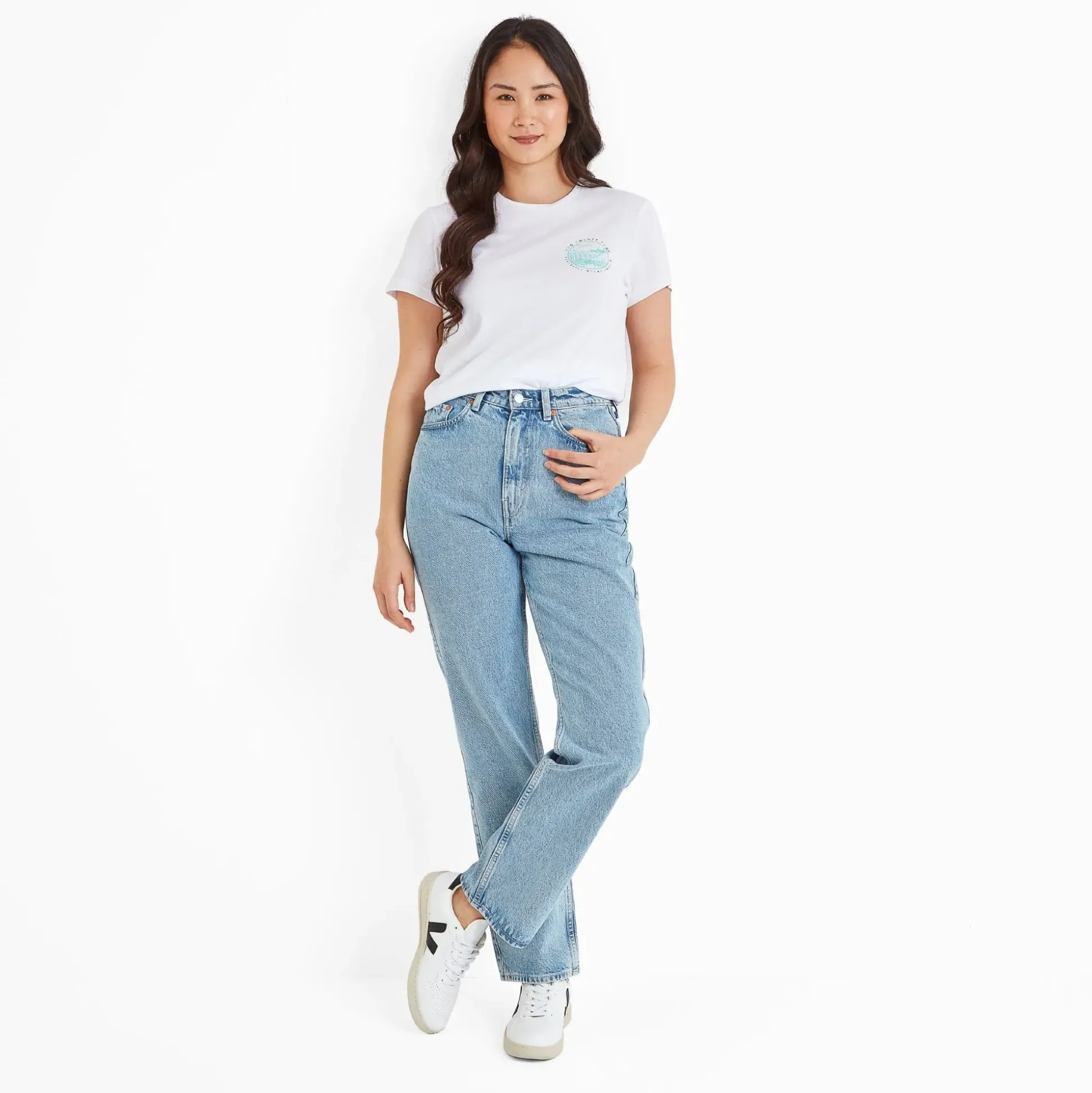 Country Womens T-Shirt - Optic White