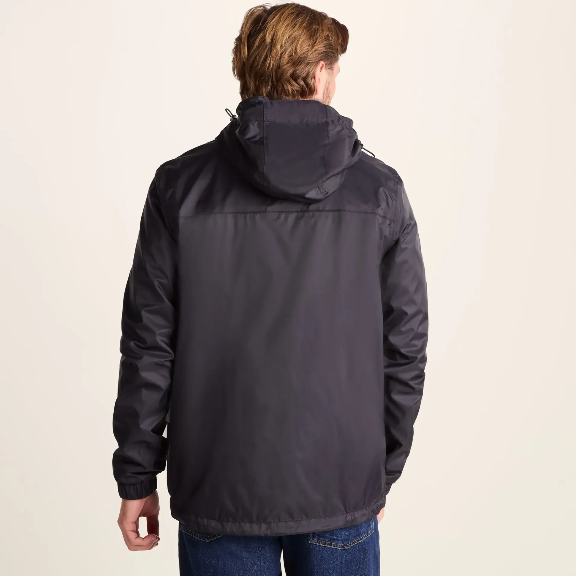 Craven Mens Waterproof Packaway Jacket - Black