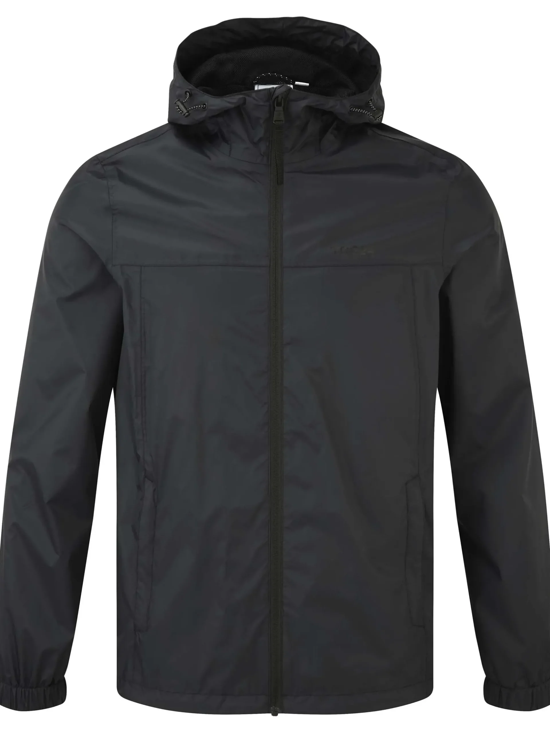 Craven Mens Waterproof Packaway Jacket - Black