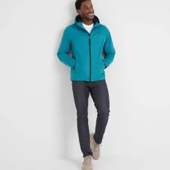 Craven Mens Waterproof Packaway Jacket - Mosaic Blue