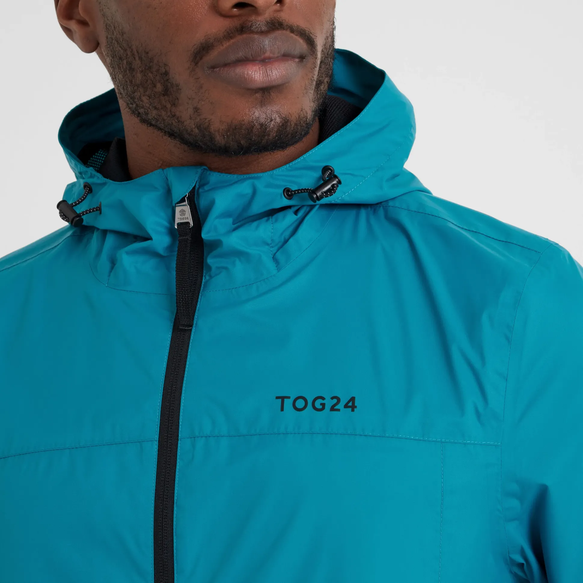 Craven Mens Waterproof Packaway Jacket - Mosaic Blue