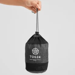 Craven Womens Waterproof Packaway Jacket - Washed Black Swirl Print