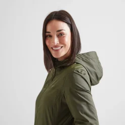 Craven Womens Waterproof Packaway Jacket - Khaki