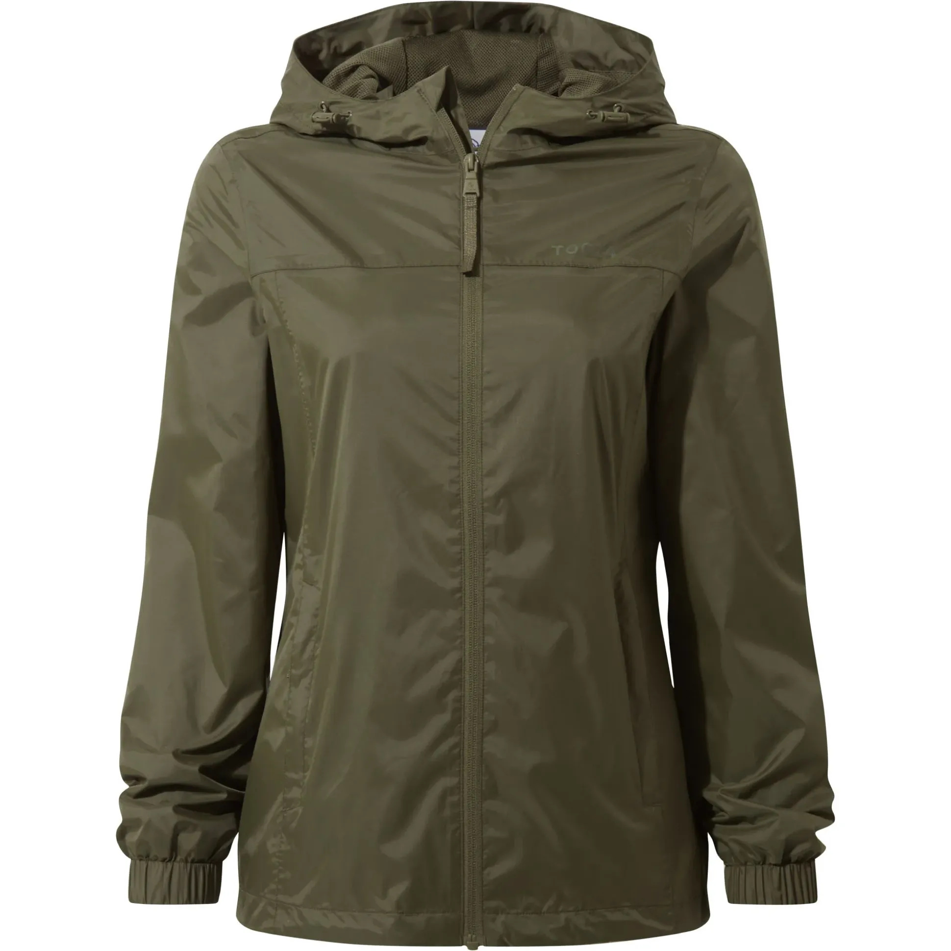 Craven Womens Waterproof Packaway Jacket - Khaki