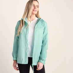 Craven Womens Waterproof Packaway Jacket - Eggshell Blue