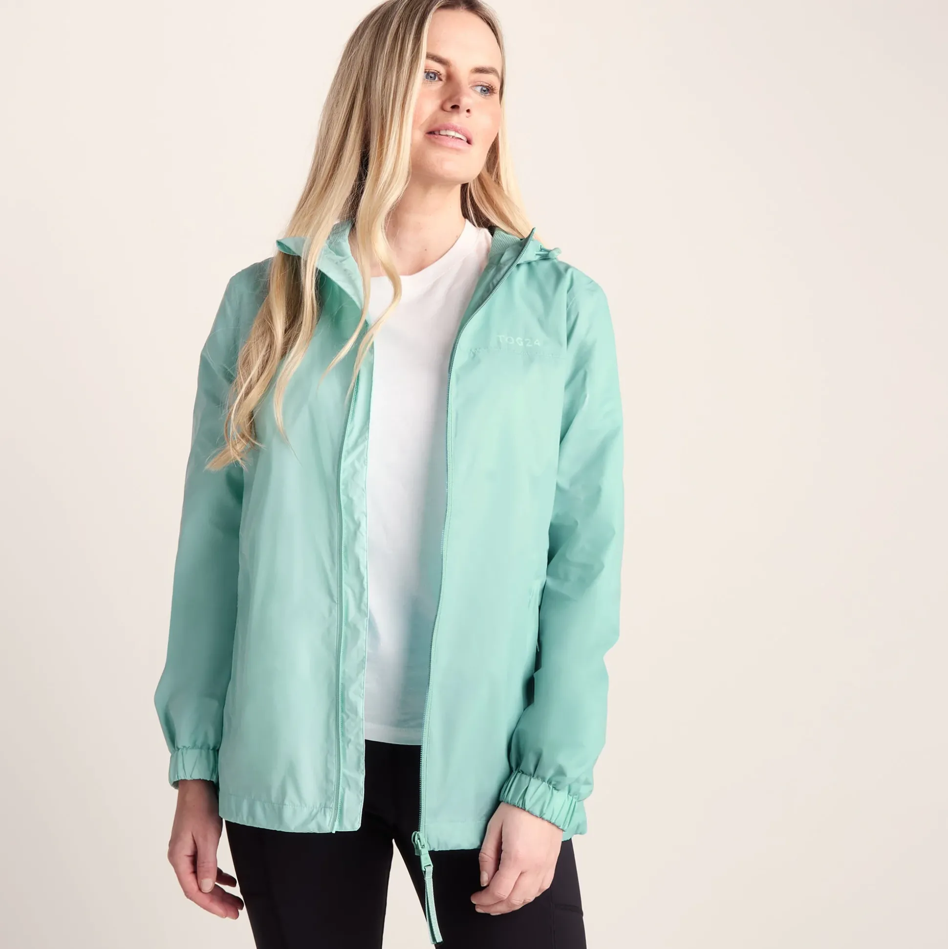 Craven Womens Waterproof Packaway Jacket - Eggshell Blue