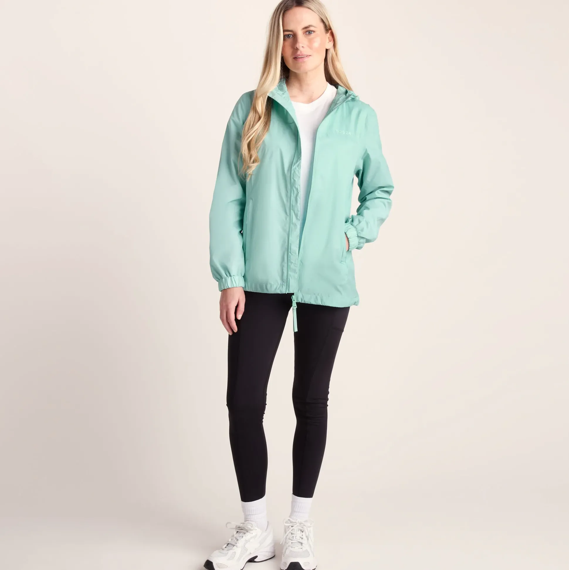 Craven Womens Waterproof Packaway Jacket - Eggshell Blue